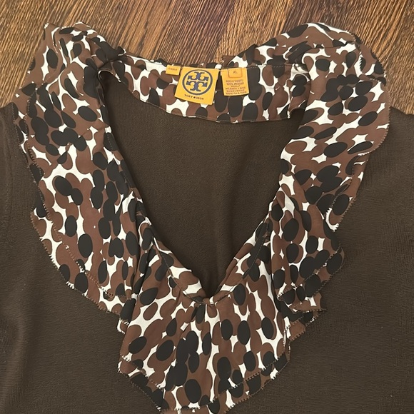 Tory Burch Sweater with silk accents - Picture 3 of 10